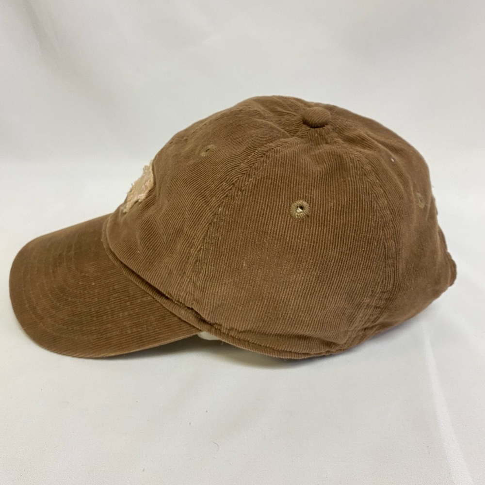 Carolina Panthers NFL Brown Corduroy Reebok Adjustable Hat Ballcap with Pink #A4 - Picture 4 of 11